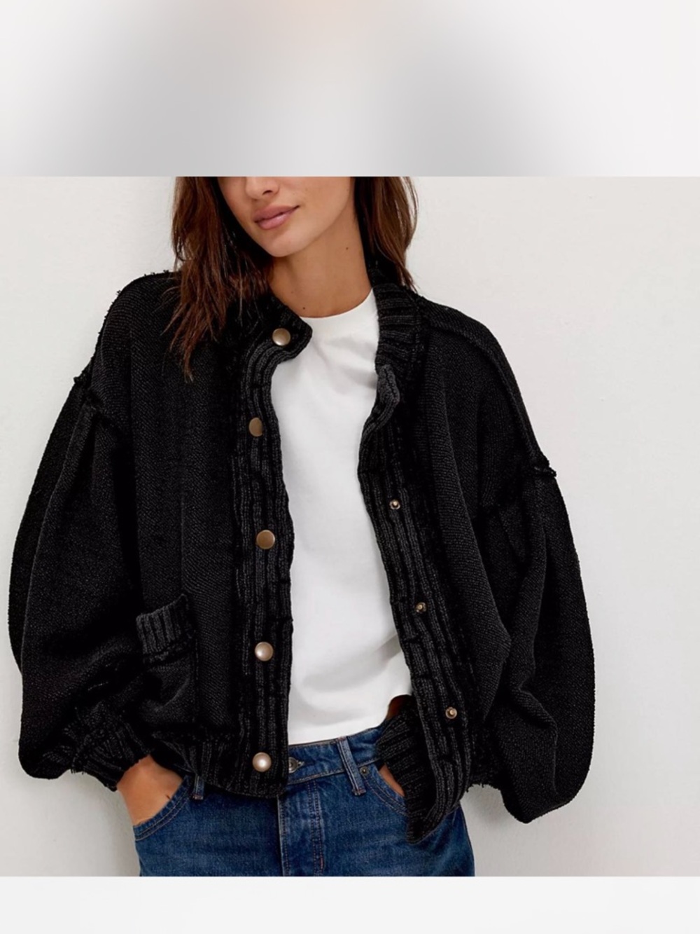 NWT Free People Cute In This Cardi - Picture 2 of 3